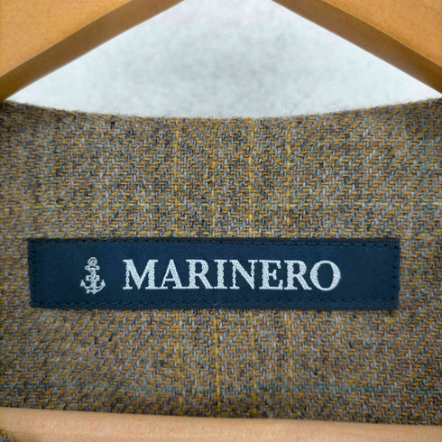 マリネロ MARINERO quadro ウールベスト メンズ