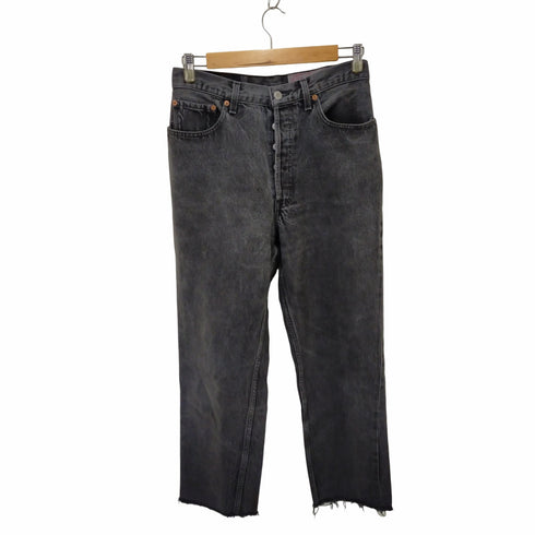 リーバイス Levis MADE IN FRANCE 901 Tapered Denim Pants ブラックデニムパンツ レディース W32L32