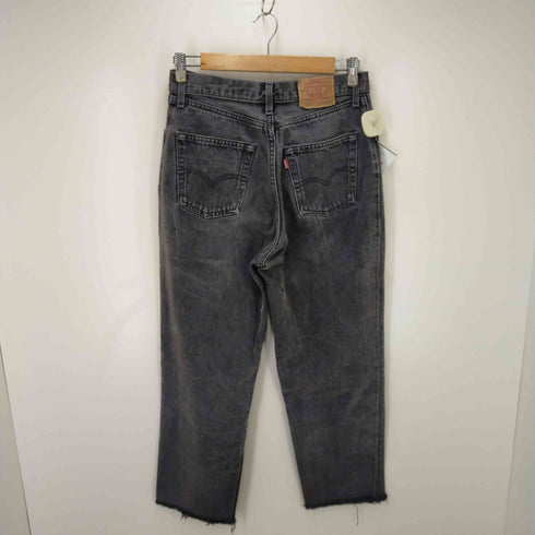 リーバイス Levis MADE IN FRANCE 901 Tapered Denim Pants ブラックデニムパンツ レディース W32L32