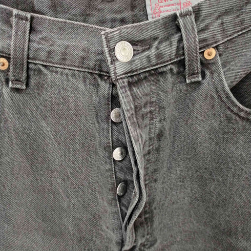 リーバイス Levis MADE IN FRANCE 901 Tapered Denim Pants ブラックデニムパンツ レディース W32L32