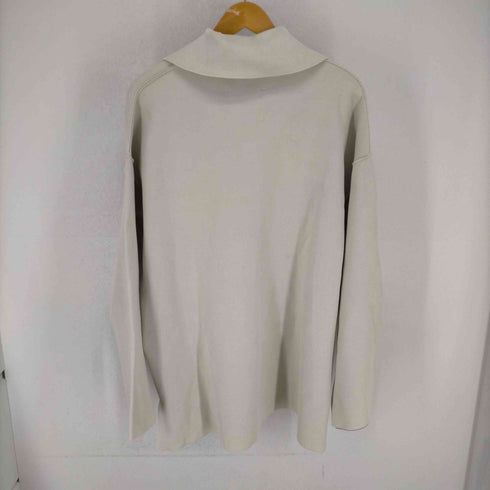 メゾンスペシャル MAISON SPECIAL 22AW ダブルフェイスハーフジッププライムオーバーニットポロシャツ メンズ JPN:1
