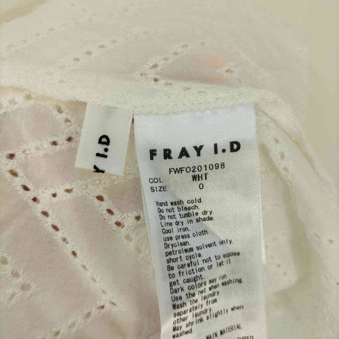 フレイアイディー FRAY I.D コットンレースワンピース レディース JPN:0