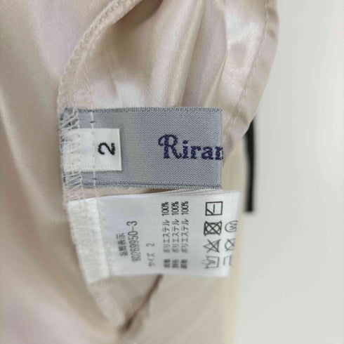 リランドチュール Rirandture NEWティアードプリーツワンピース レディース JPN:2