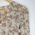 RIELLE riche フラワーシフォンプリーツワンピース レディース
