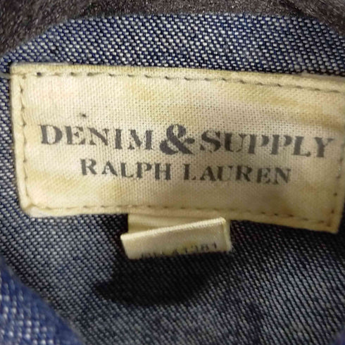 デニムアンドサプライ ラルフローレン DENIM & SUPPLY RALPH LAUREN デニムウエスタンシャツ 濃紺 メンズ JPN:XS