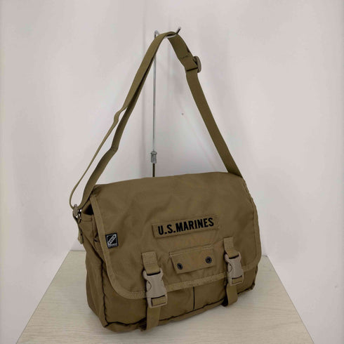 ジェイテック J-TECH U.S.MARINES 刺繍メッセンジャーバッグ メンズ