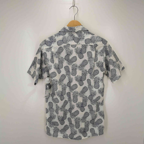 ザシャーキーズギャラリー THE SHARKEYS GALLERY 総柄シアサッカーシャツ メンズ M