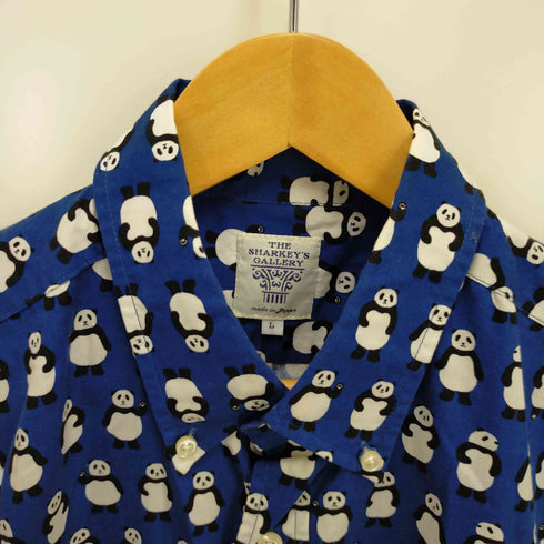 ザシャーキーズギャラリー THE SHARKEYS GALLERY 総柄ボタンダウンシャツ メンズ M