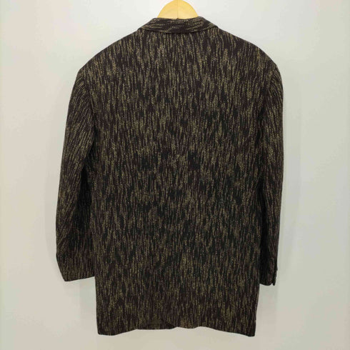 イッセイミヤケ ISSEY MIYAKE 1985年 Archive 筆タグ シルク混 2Bツイードジャケット メンズ JPN:L