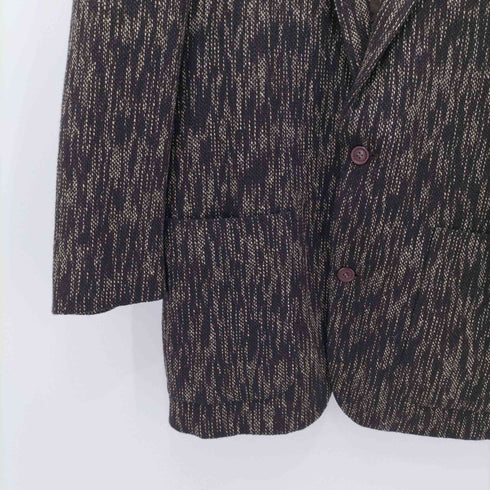 イッセイミヤケ ISSEY MIYAKE 1985年 Archive 筆タグ シルク混 2Bツイードジャケット メンズ JPN:L