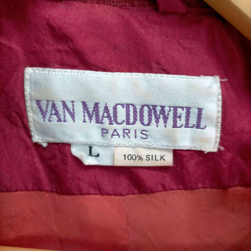 VAN MACDOWELL シルクジップブルゾン メンズ JPN:L