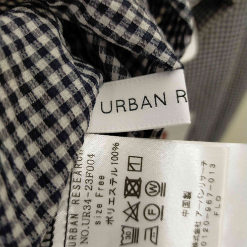 アーバンリサーチ URBAN RESEARCH サッカーフリルカラーブラウス レディース FREE