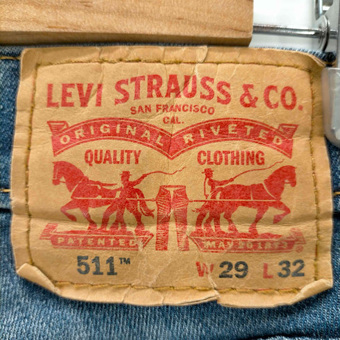 リーバイス Levis 511 SLIM ストレッチ デニムパンツ メンズ US:28-29
