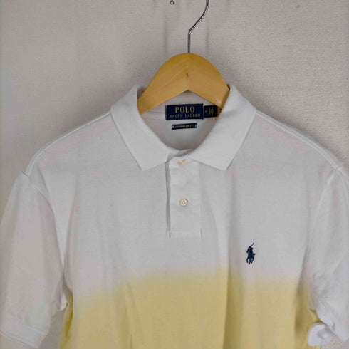 ポロラルフローレン POLO RALPH LAUREN CUSTOM FIT マルチカラーポニー刺しゅうポロシャツ メンズ JPN:M