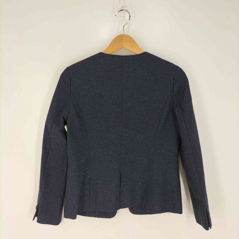 グリーンレーベルリラクシング GREEN LABEL RELAXING CR S/ネップ N/ラペル ジャケット レディース