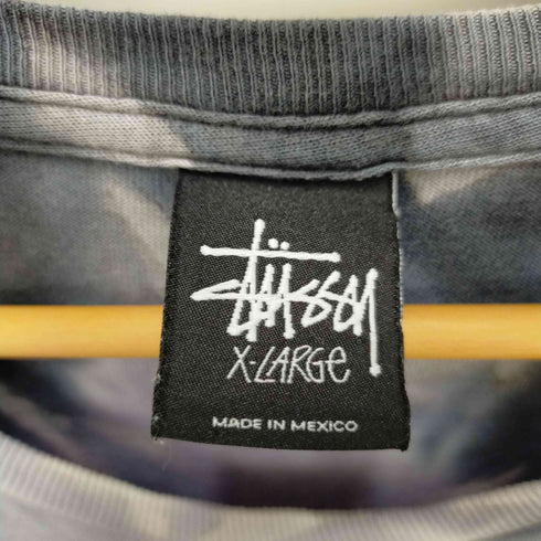 ステューシー Stussy タイダイ柄WORLD TOUR T SHIRT. メンズ XL