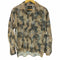 ハレ HARE 総柄 L/S サテン オープンカラー シャツ メンズ JPN:S
