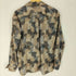 ハレ HARE 総柄 L/S サテン オープンカラー シャツ メンズ JPN:S
