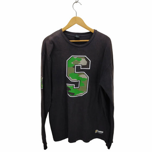 ステューシー Stussy Sロゴプリント長袖tシャツ メンズ XL
