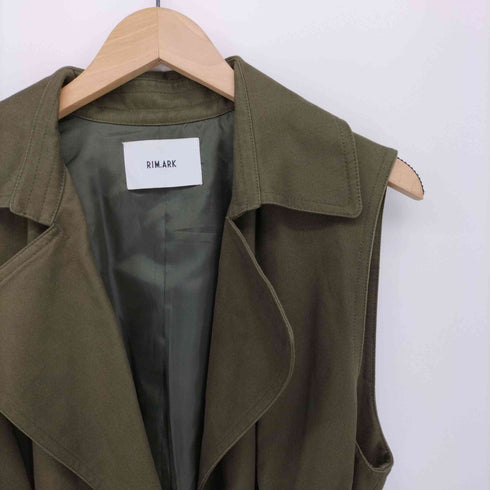 リムアーク RIM.ARK TRENCH LONG VEST トレンチ ロング ベスト レディース FREE