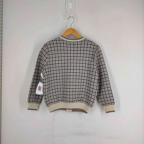 アクアスキュータム AQUASCUTUM チェック柄カーディガン レディース LL