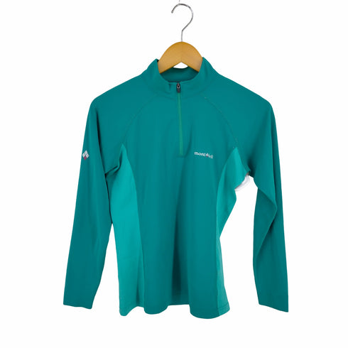モンベル mont bell クール ロングスリーブジップシャツ メンズ JPN:M