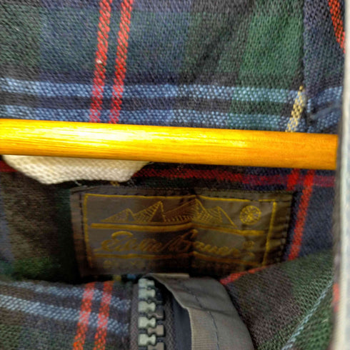 エディーバウアー Eddie Bauer 黒タグ前期 裏地チェック マウンテンパーカー メンズ import:M