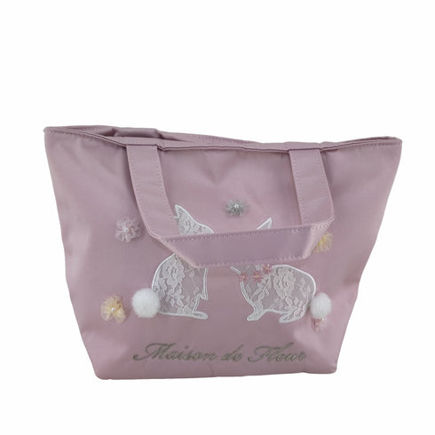 メゾンドフルール Maison de FLEUR ラビット フラワー トートバッグ レディース