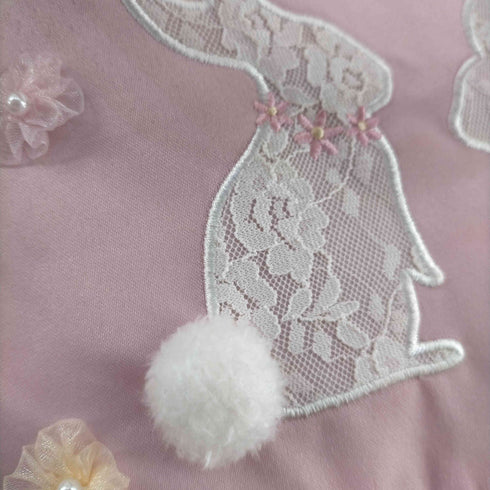 メゾンドフルール Maison de FLEUR ラビット フラワー トートバッグ レディース