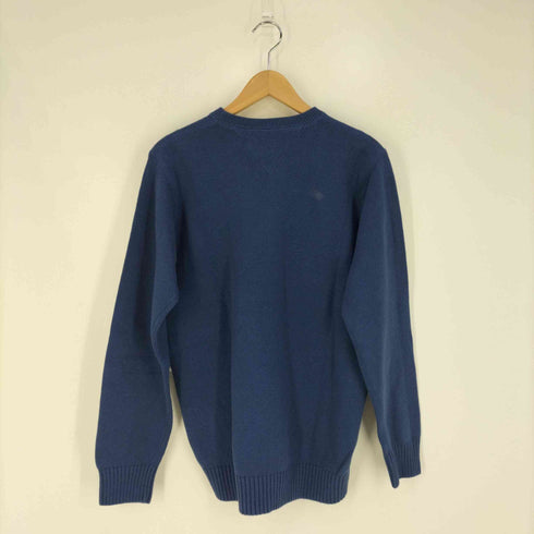 トミーヒルフィガー TOMMY HILFIGER ロゴ刺繍 クルーネックコットンニット メンズ import:S