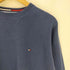 トミーヒルフィガー TOMMY HILFIGER ロゴ刺繍 クルーネックコットンニット メンズ import:S