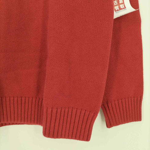 トミーヒルフィガー TOMMY HILFIGER ロゴ刺繍 クルーネックコットンニット メンズ import:M