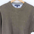 トミーヒルフィガー TOMMY HILFIGER ロゴ刺繍 クルーネックコットンニット メンズ import:M