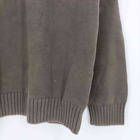 トミーヒルフィガー TOMMY HILFIGER ロゴ刺繍 クルーネックコットンニット メンズ import:M
