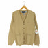トミーヒルフィガー TOMMY HILFIGER ロゴ刺繍 コットンニットカーディガン メンズ import:M