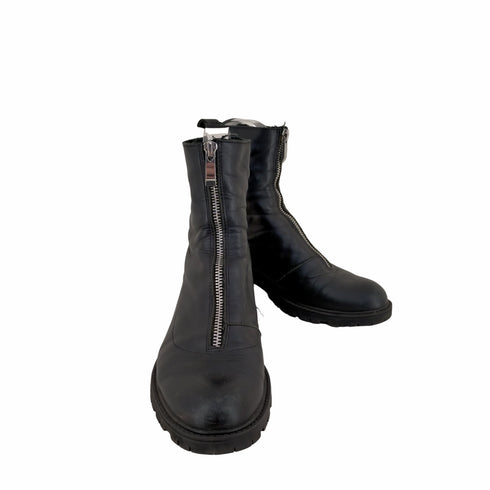 ザラ ZARA TRAFALUC フロントジップブーツ レディース JPN:36