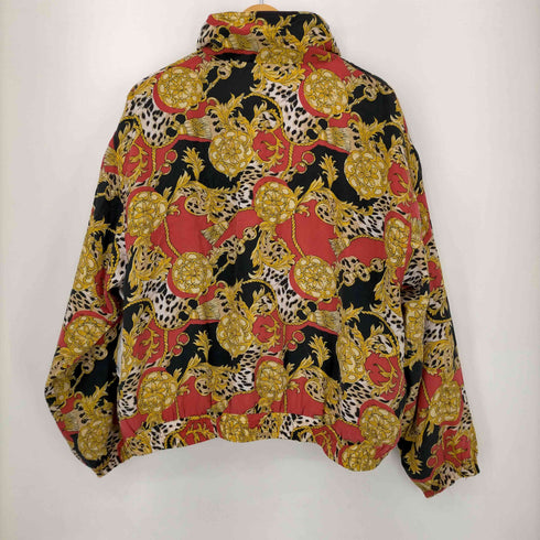 EVR 総柄シルクブルゾン メンズ import:XL