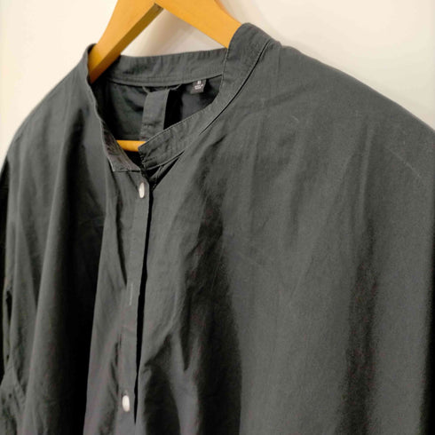 ユニクロ UNIQLO 7分袖 スタンドカラーシャツワンピース レディース JPN:XL