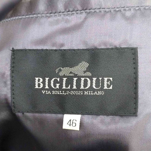 ビリドゥーエ BIGLIDUE ヘリンボーン ウール チェスターコート メンズ JPN:46