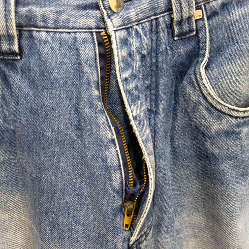 フブ FUBU ダメージワイドデニム メンズ W36/L34
