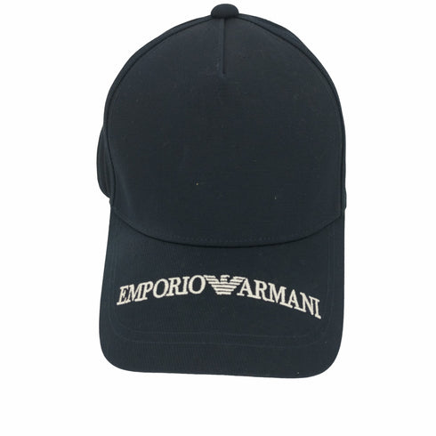 エンポリオアルマーニ EMPORIO ARMANI ロゴ刺繍 ベースボール キャップ メンズ UNI