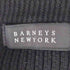 バーニーズニューヨーク BARNEYS NEWYORK 異素材 ドッキング フリルスリーブ シルク 混 プルオーバー コットン ニット レディース 38