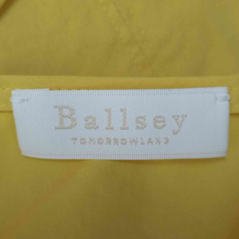 ボールジー BALLSEY 22SS プロセスドコットン タックブラウス レディース 36