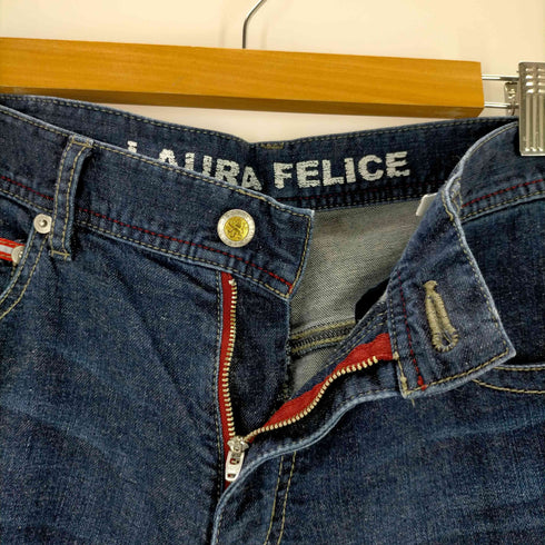 ラウラフェリーチェ LAURA FELICE 素材切替 ストレッチデニムパンツ メンズ 46 SLIM