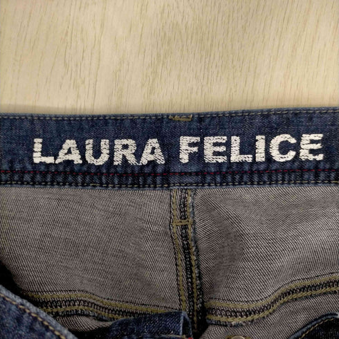 ラウラフェリーチェ LAURA FELICE 素材切替 ストレッチデニムパンツ メンズ 46 SLIM