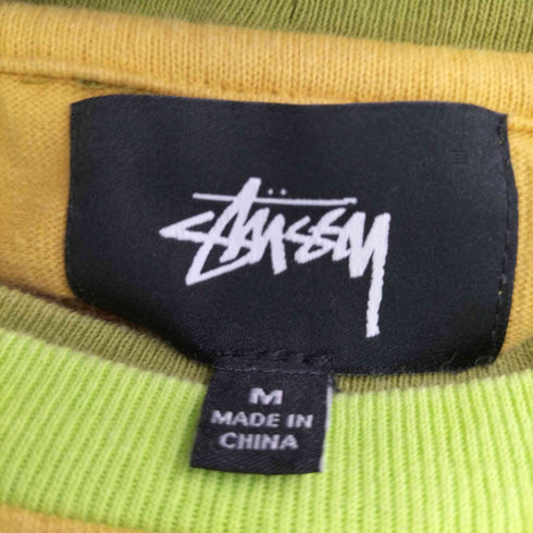 ステューシー Stussy フロントロゴ刺繍 リンガーTシャツ レディース JPN:M