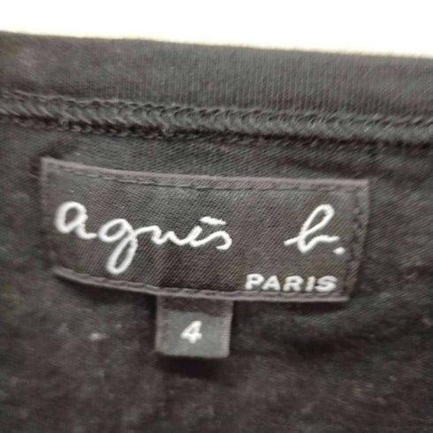 アニエスベー agnes b. PARIS ロゴプリントS/Sカットソー レディース 4