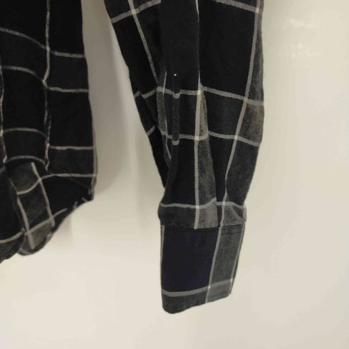 サンローランパリ SAINT LAURENT PARIS ポケットチェックドレスシャツ メンズ 40