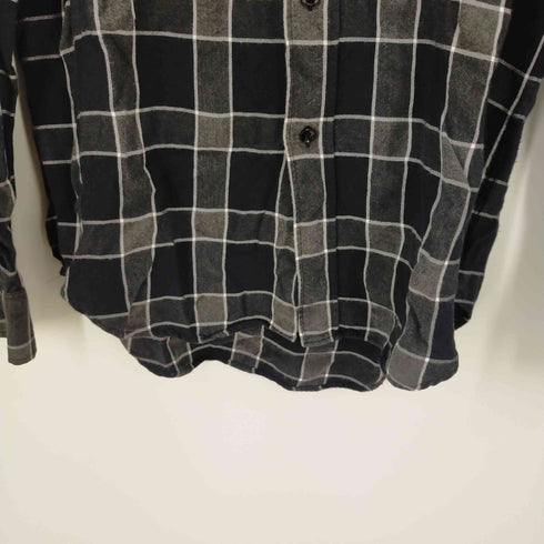 サンローランパリ SAINT LAURENT PARIS ポケットチェックドレスシャツ メンズ 40