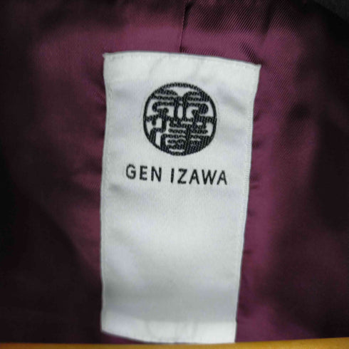 ゲンイザワ GEN IZAWA サイドスリットコーデュロイダブルテーラードジャケット レディース JPN:S